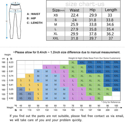 Women'S Yoga Leggings, High Waisted Yoga Pants Tummy Control Fitness Leggings for Women Workout, Yoga, Running Purple